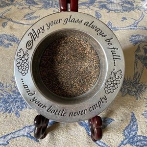 May Your Glass Always Be Full Wine Bottle Coaster